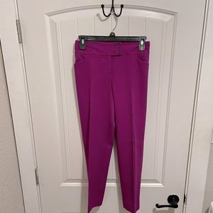 The Limited The Drew Fit Dress Pants Size 6 Magenta